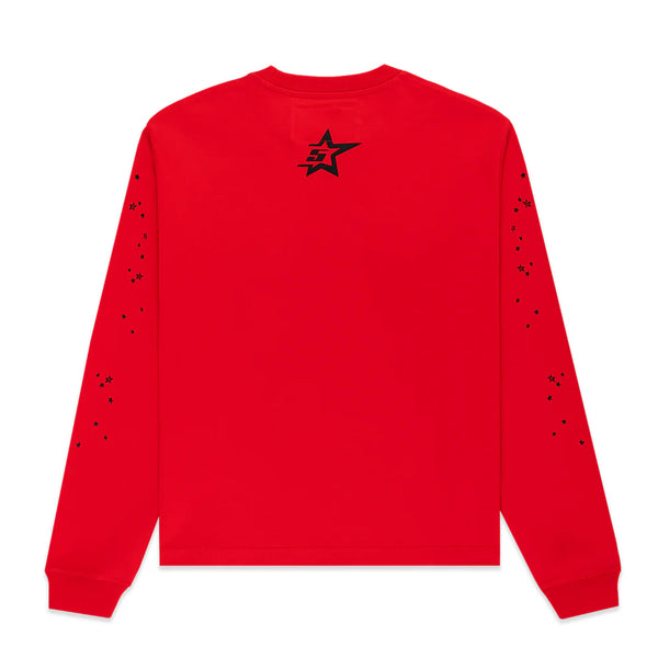 Sp5der Punk V2 L/S Tee “Red”
