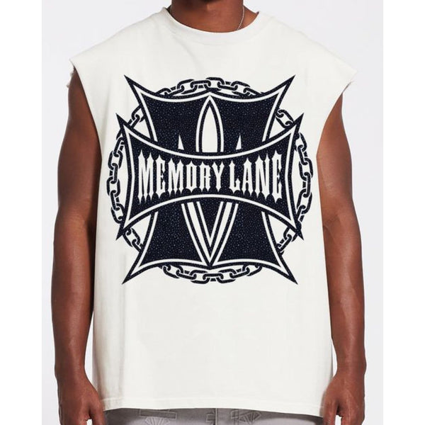 Memory Lane M Shield Sleeveless Tee