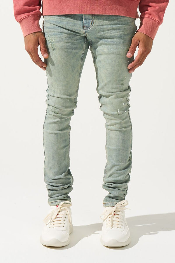 SERENEDE Aura Skinny Jeans "Vintage Splatter”
