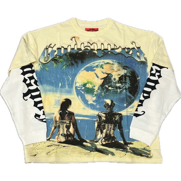 Godspeed Artificial Love L/S Tee "Cream"