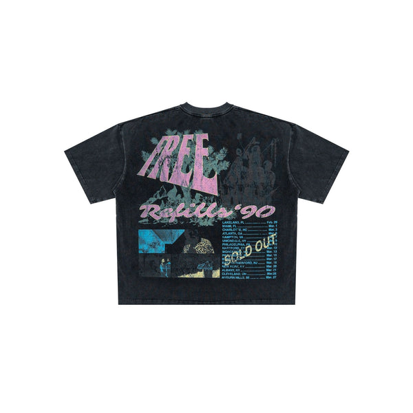 Free Refills Sold Out Tee "Charcoal"