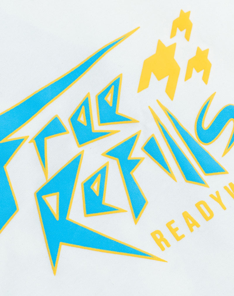 Free Refills Zebra Tee "Cream"