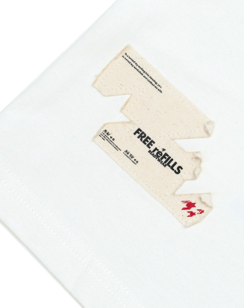 Free Refills Zebra Tee "Cream"