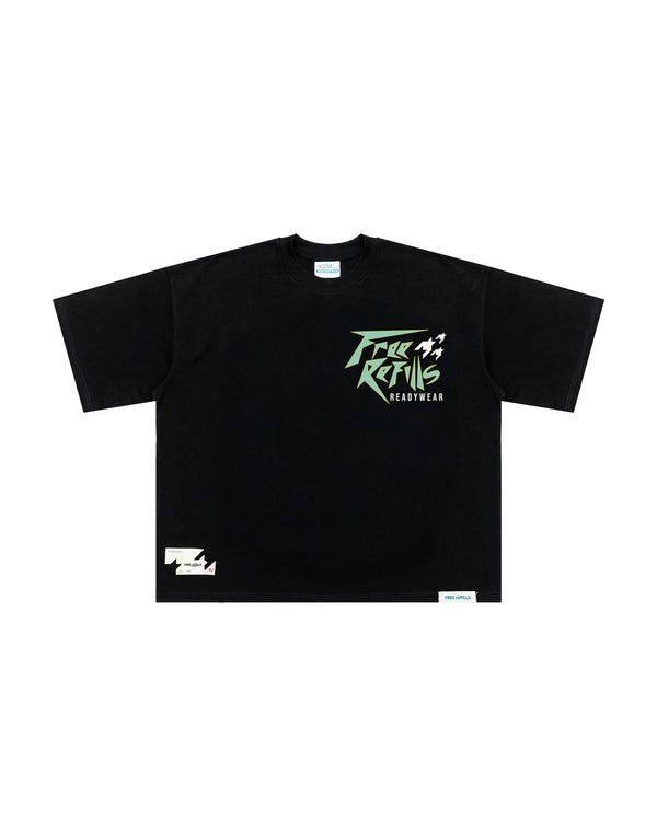 Free Refills Zebra Tee "Black"