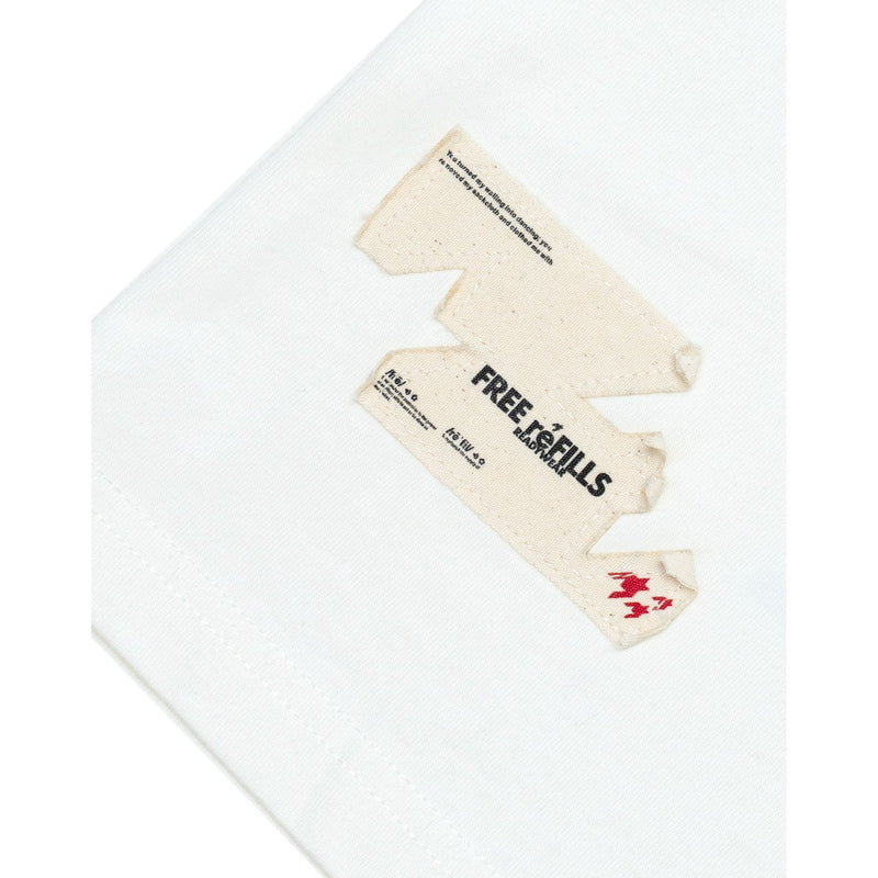 Free Refills Racer Tee "Cream"