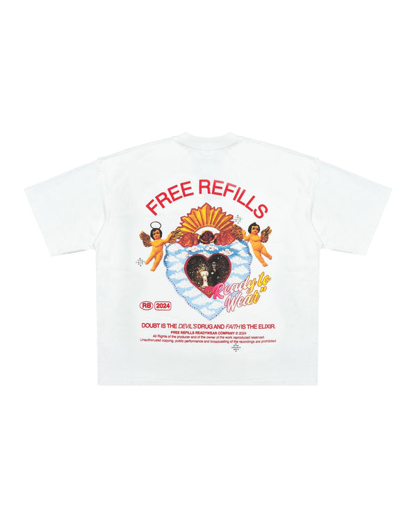 Free Refills Sacred Tee "Cream"