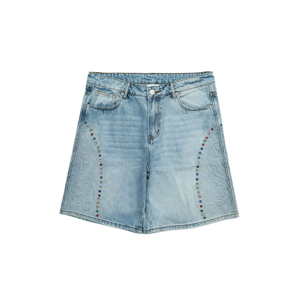 Free Refills Cathedral Denim Shorts "Blue"