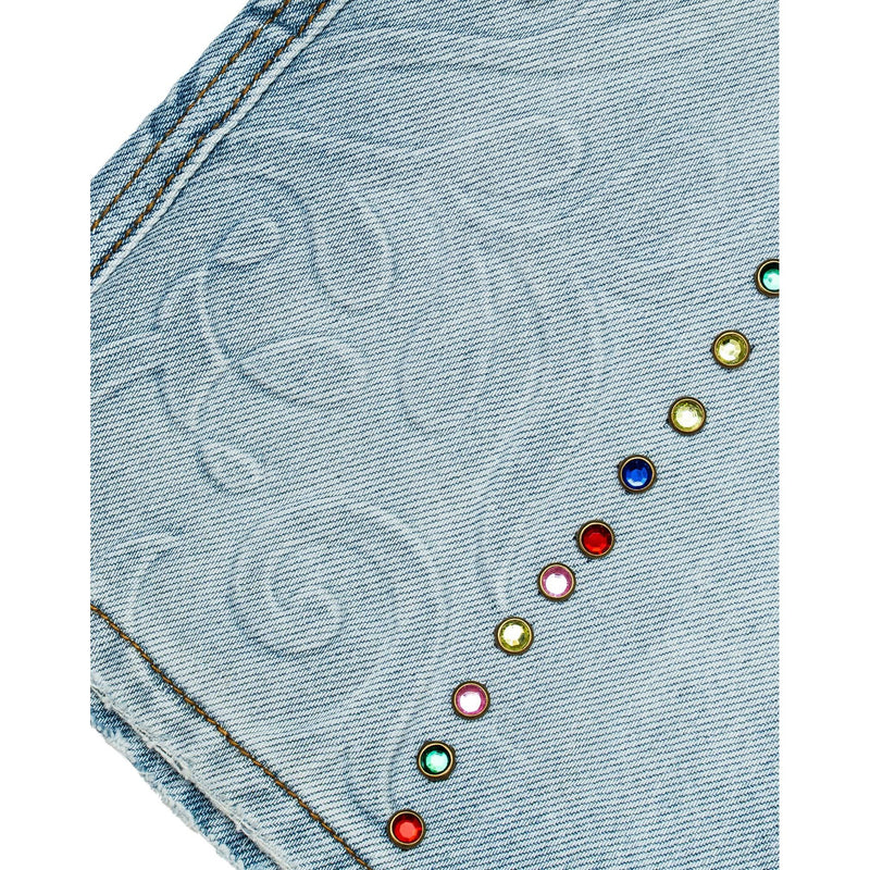 Free Refills Cathedral Denim Shorts "Blue"