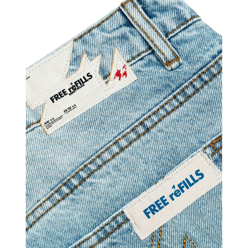Free Refills Cathedral Denim Shorts "Blue"