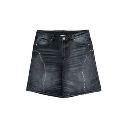Free Refills Cathedral Denim Shorts "Black"