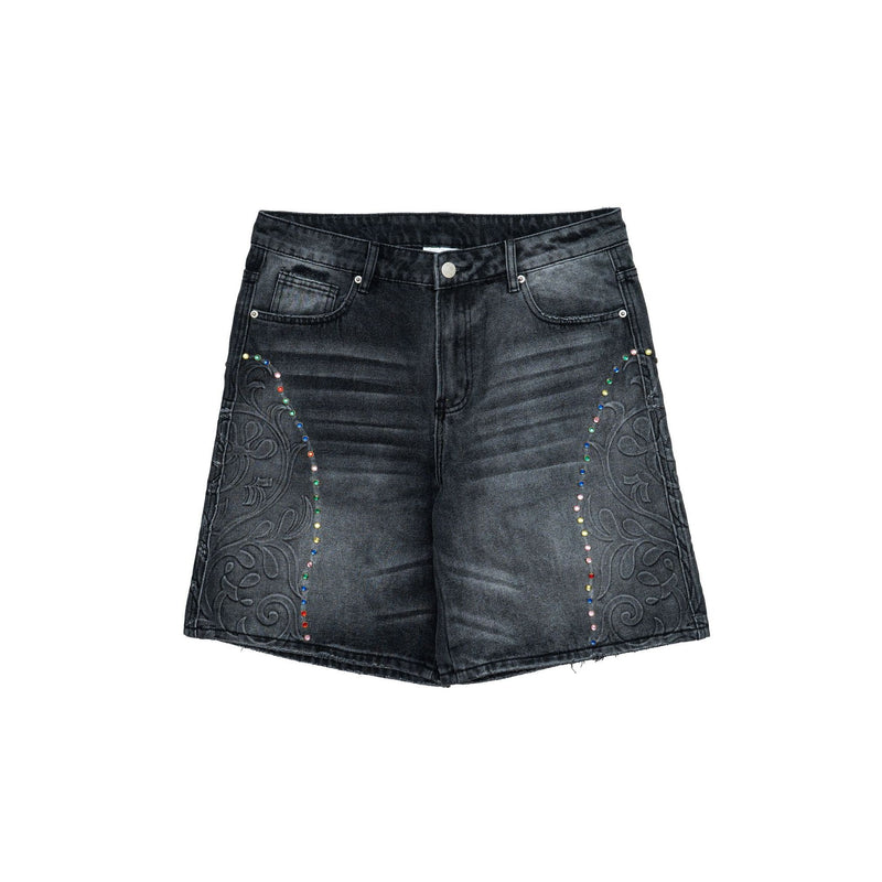 Free Refills Cathedral Denim Shorts "Black"
