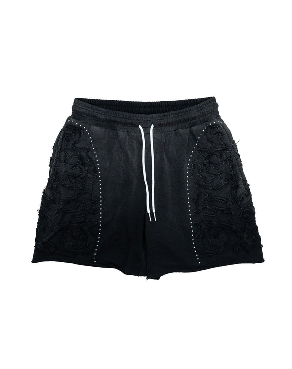 Free Refills Cathedral Fleece Shorts "Black"