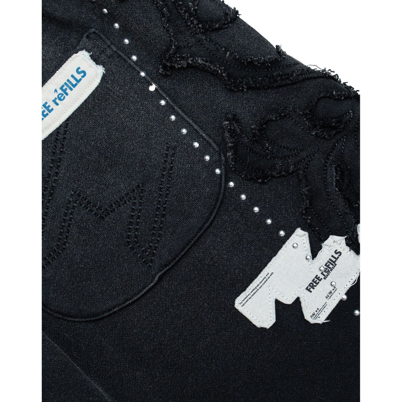 Free Refills Cathedral Fleece Shorts "Black"