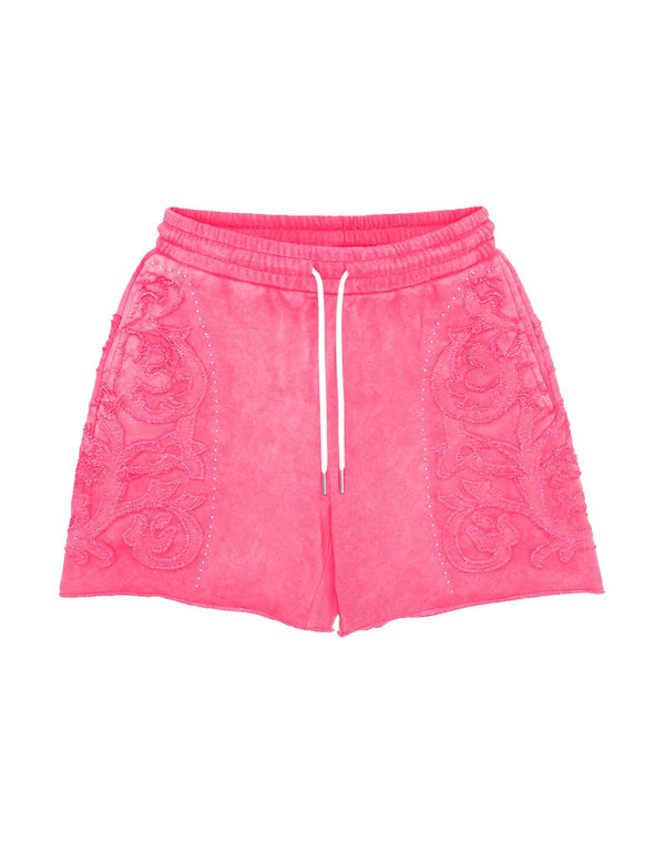 Free Refills Cathedral Fleece Shorts "Pink"