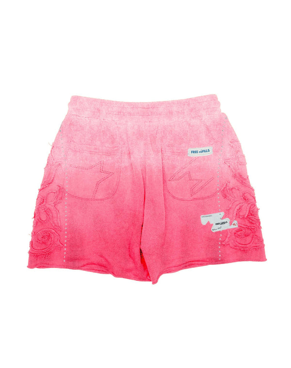 Free Refills Cathedral Fleece Shorts "Pink"
