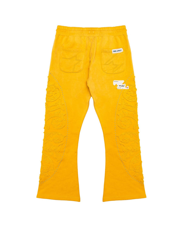 Free Refills Cathedral Flare Sweatpants "Yellow"