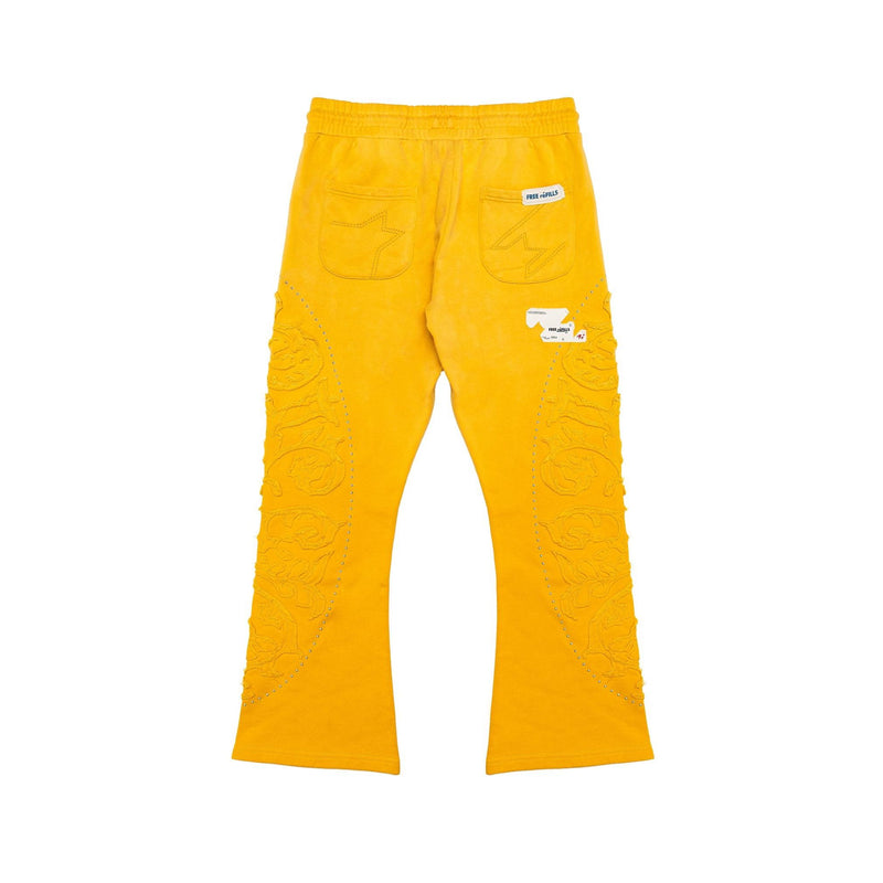Free Refills Cathedral Flare Sweatpants "Yellow"
