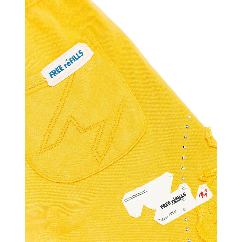 Free Refills Cathedral Flare Sweatpants "Yellow"