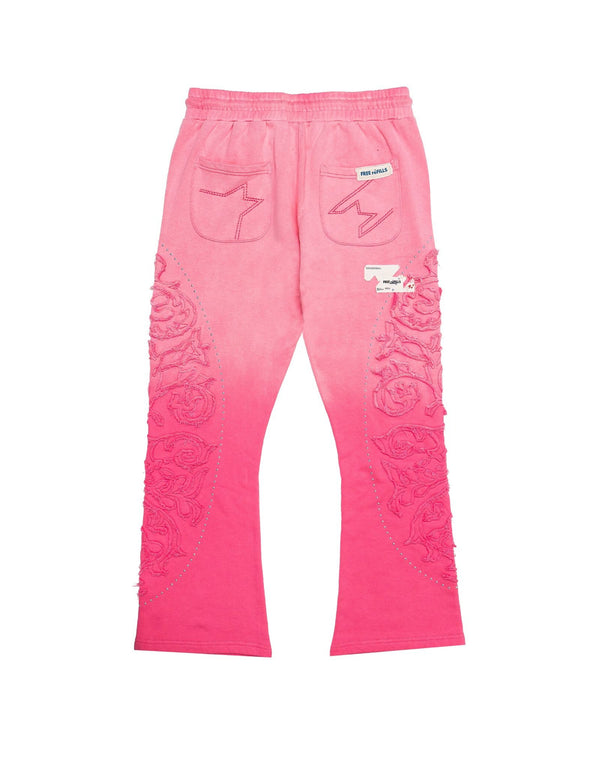 Free Refills Cathedral Flare Sweatpants "Pink"