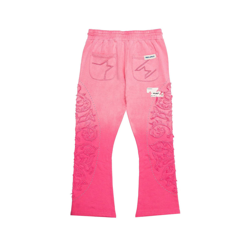 Free Refills Cathedral Flare Sweatpants "Pink"