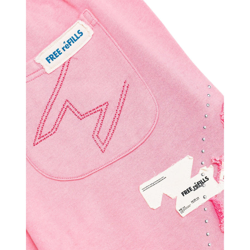 Free Refills Cathedral Flare Sweatpants "Pink"
