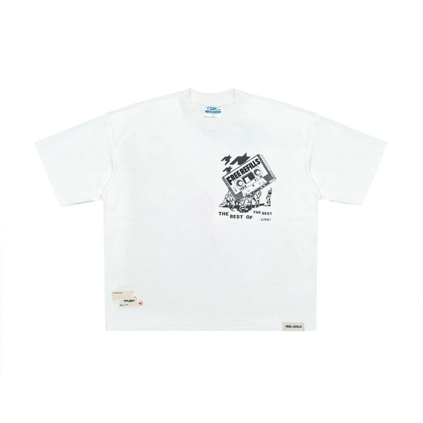 Free Refills Flyer Tee "White"