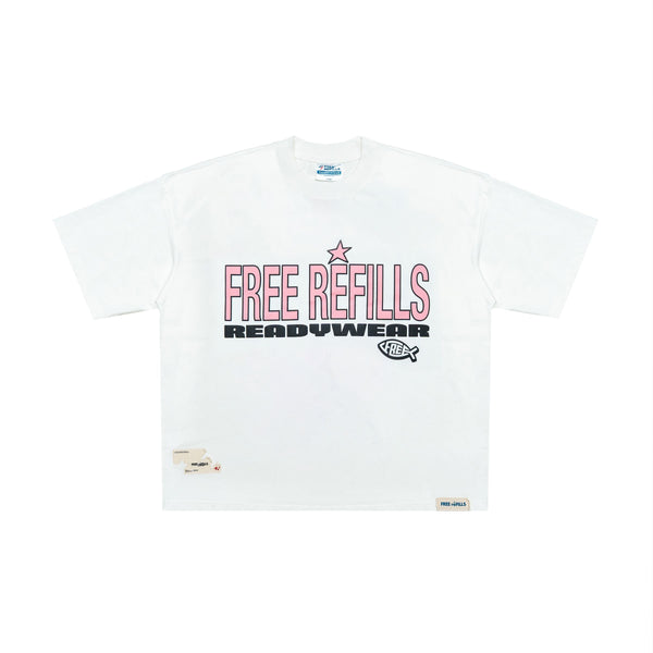 Free Refills Saves Tee "White"