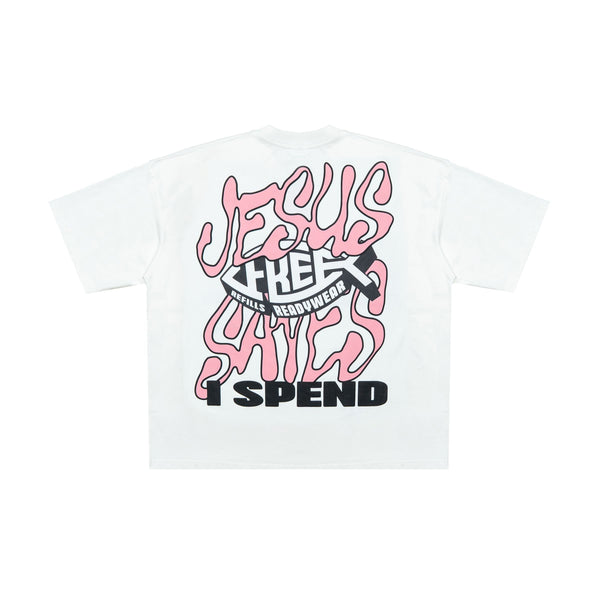 Free Refills Saves Tee "White"