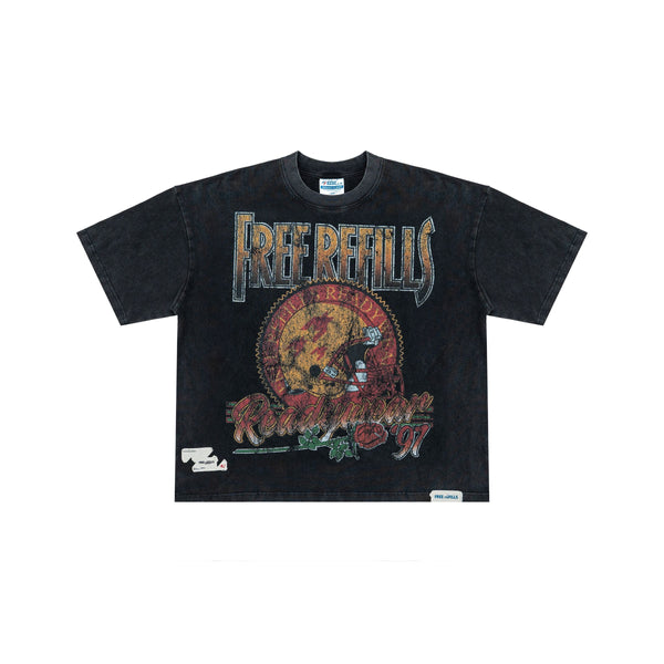 Free Refills Rose Bowl Tee "Vintage Black"