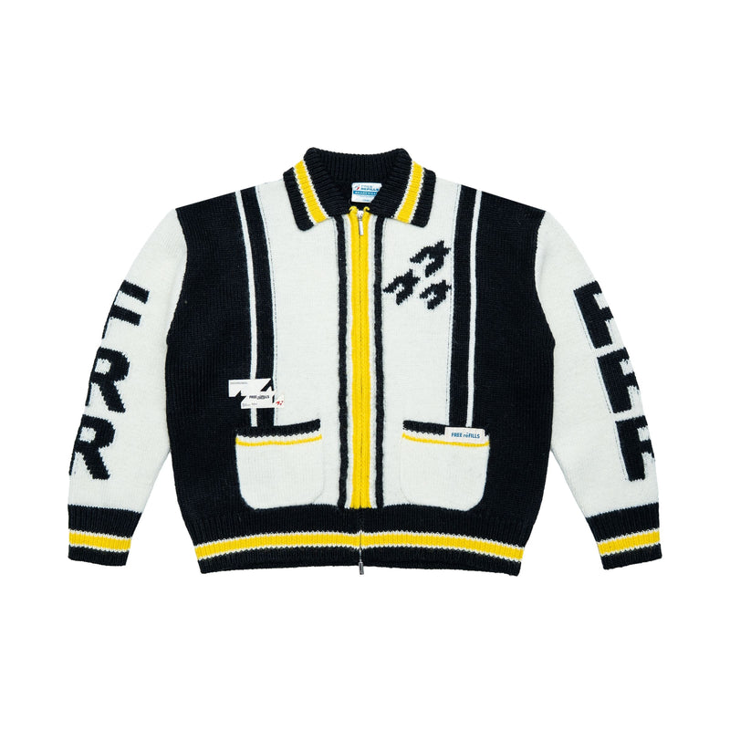 Free Refills Whool Crochet Jacket "Yellow"