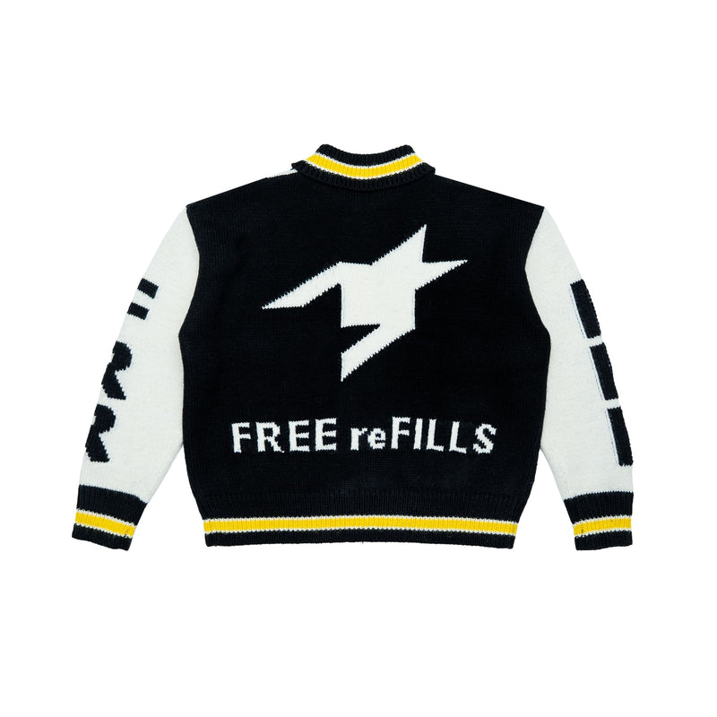 Free Refills Whool Crochet Jacket "Yellow"