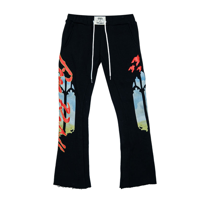 Free Refills Rehab Flare Sweatpants "Black"