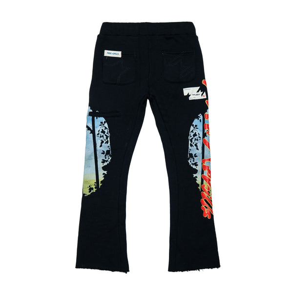 Free Refills Rehab Flare Sweatpants "Black"