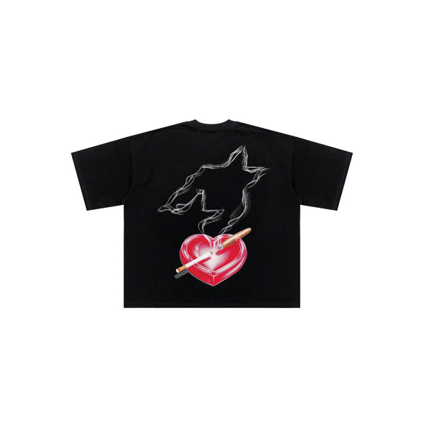 Free Refills Ashtrey Tee "Black"