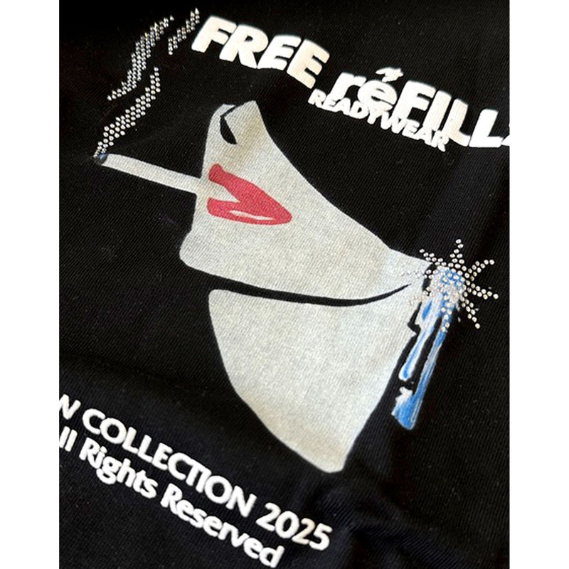 Free Refills Ashtrey Tee "Black"
