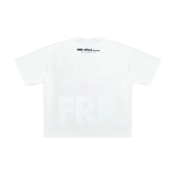 Free Refills Patchwork Tee "White"