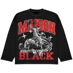 Maison Black Cowboy Crewneck