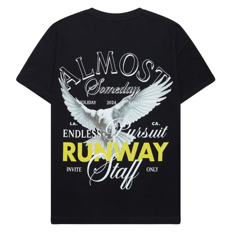 Almost Someday Runway Tee “Black”