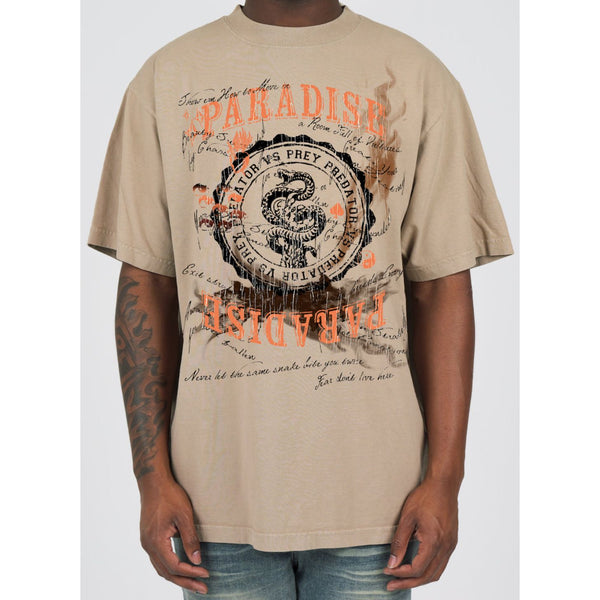 Paradise Lost Serpents Paradise Tee "Oatmeal"