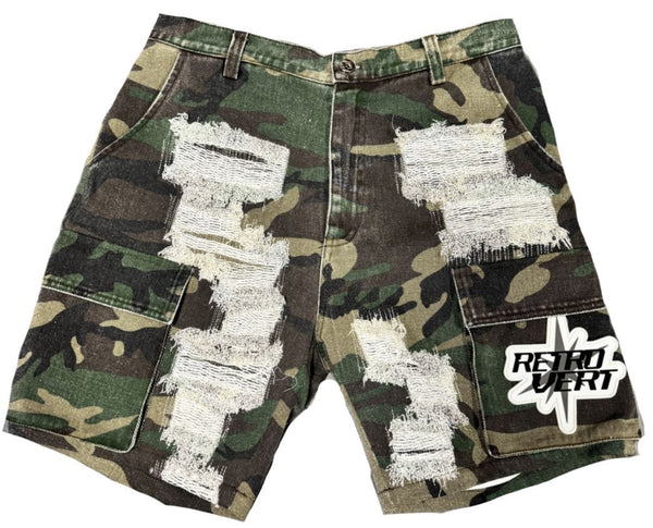 Retrovert Camo Shorts