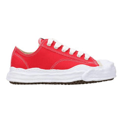 Maison Mihara Hank OG Sole Suede Low-Top Sneaker "Red”