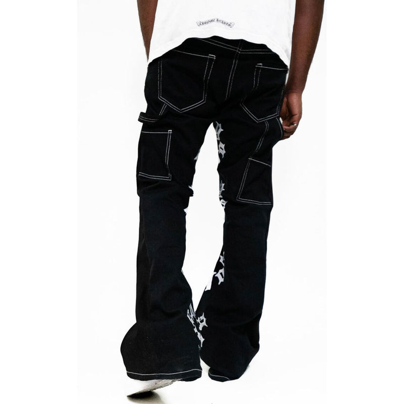 Golden Denim Baggy Carpenter Pants “Black”