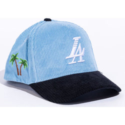 Reference Paradise LA Corduroy Snapback Hat “Baby Blue/Black”