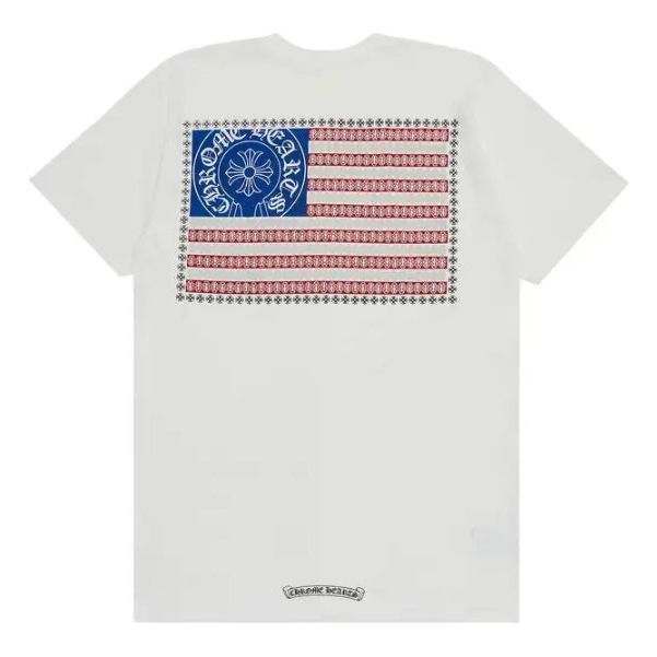 Chrome Hearts Dagger American Flag Tee "White"