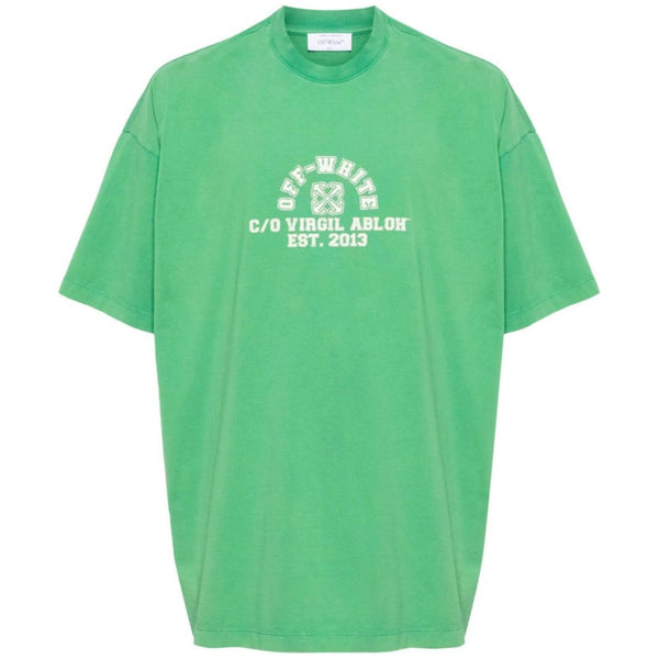 Off-White Logo Print Tee “Green”