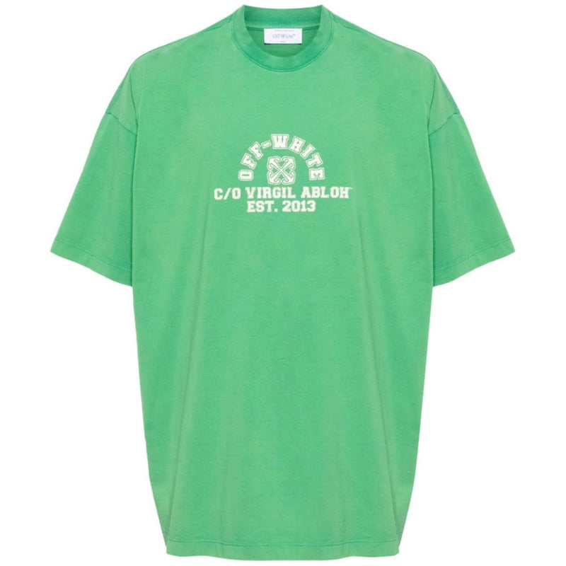 Off-White Logo Print Tee “Green”