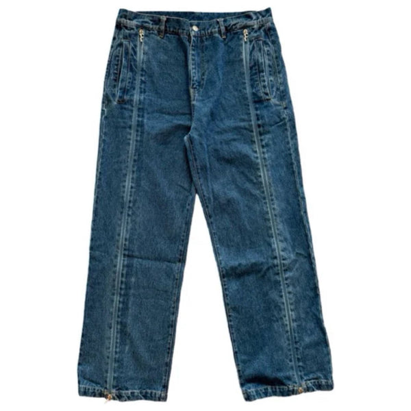 Faith+Figures Four Links Zipper Denim “Blue”