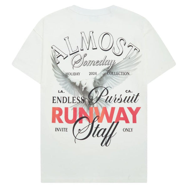 Almost Someday Runway Tee “White”