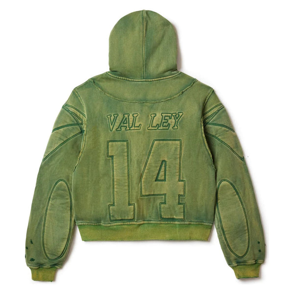 Vale Forever Armor Zip Up Hoodie “Green”