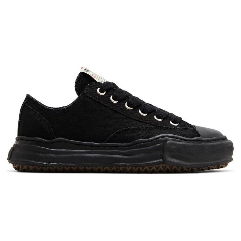 Maison Mihara Hank OG Sole Suede Low-Top Sneaker "Triple Black”